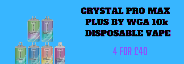 Multi Buy : CRYSTAL PRO MAX PLUS BY WGA 10k DISPOSABLE VAPE